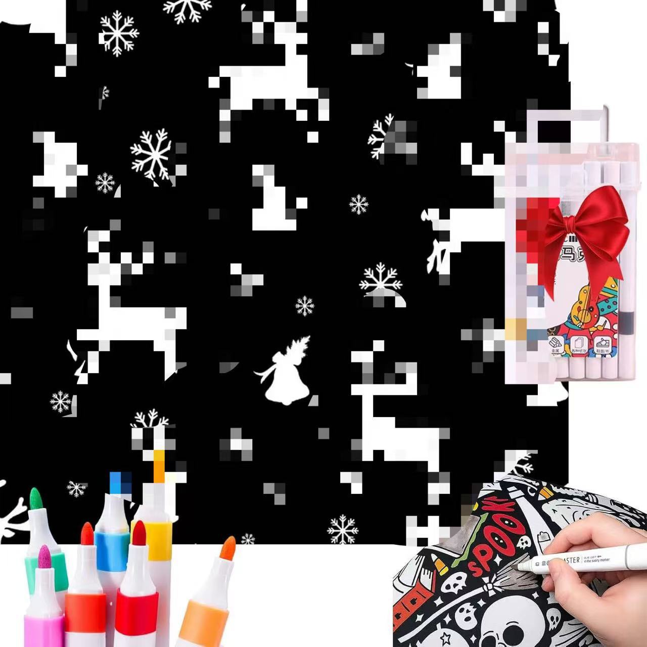 DIY Coloring Blanket with Markers