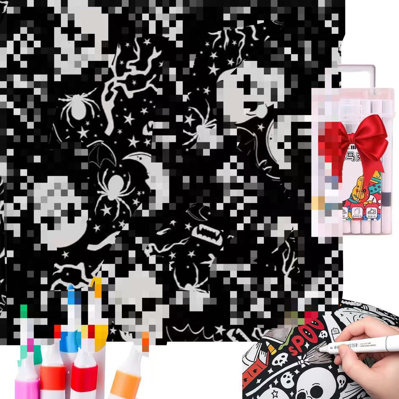DIY Coloring Blanket with Markers