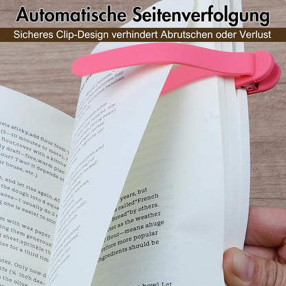 Automatic Page-Following Silicone Bookmarks