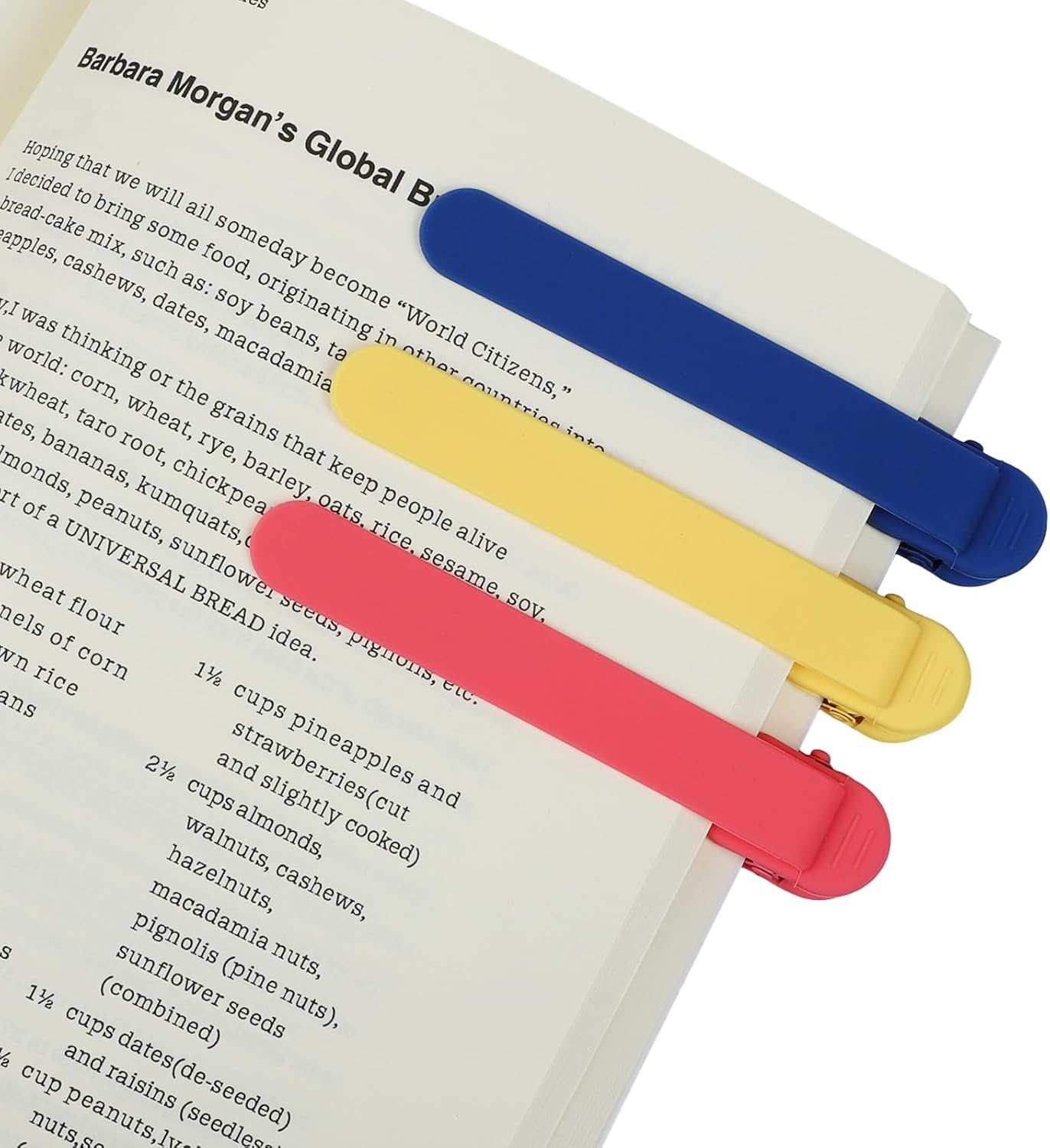 Automatic Page-Following Silicone Bookmarks
