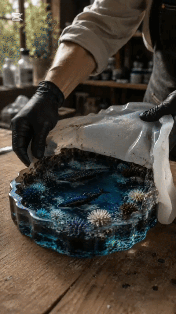 Poured by Ophelia, from the first wave to the final brushstroke